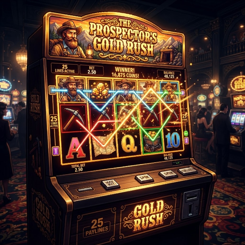 Max Lines Strategy for Where's the Gold pokies